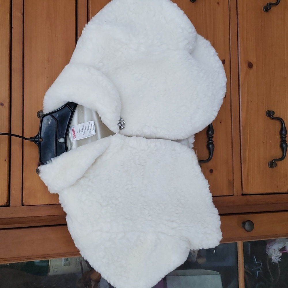 Gymboree faux fur bolero jacket size large